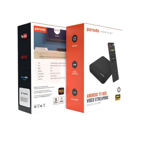 Porodo Android TV Box - 4