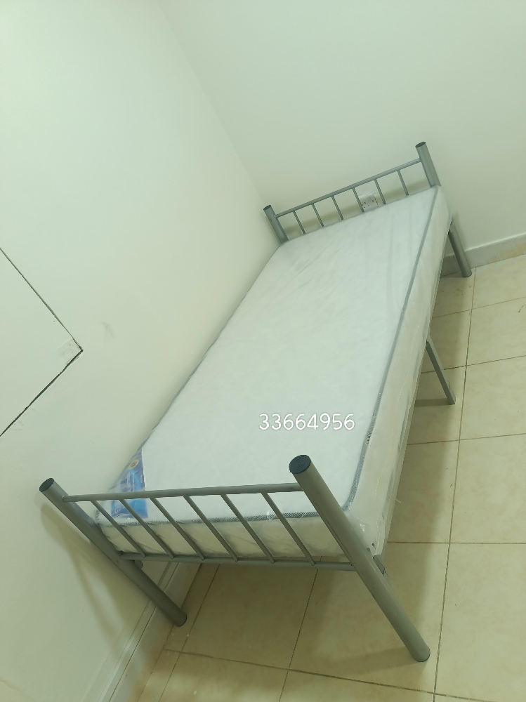 New silver single bed frame - 4