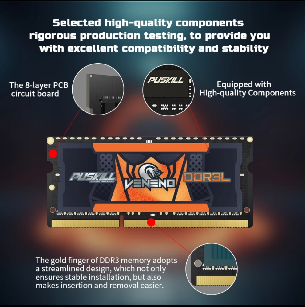 8GB DDR3 Laptop RAM - 3