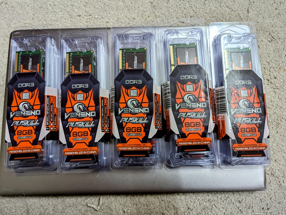 8GB DDR3 Laptop RAM - 4