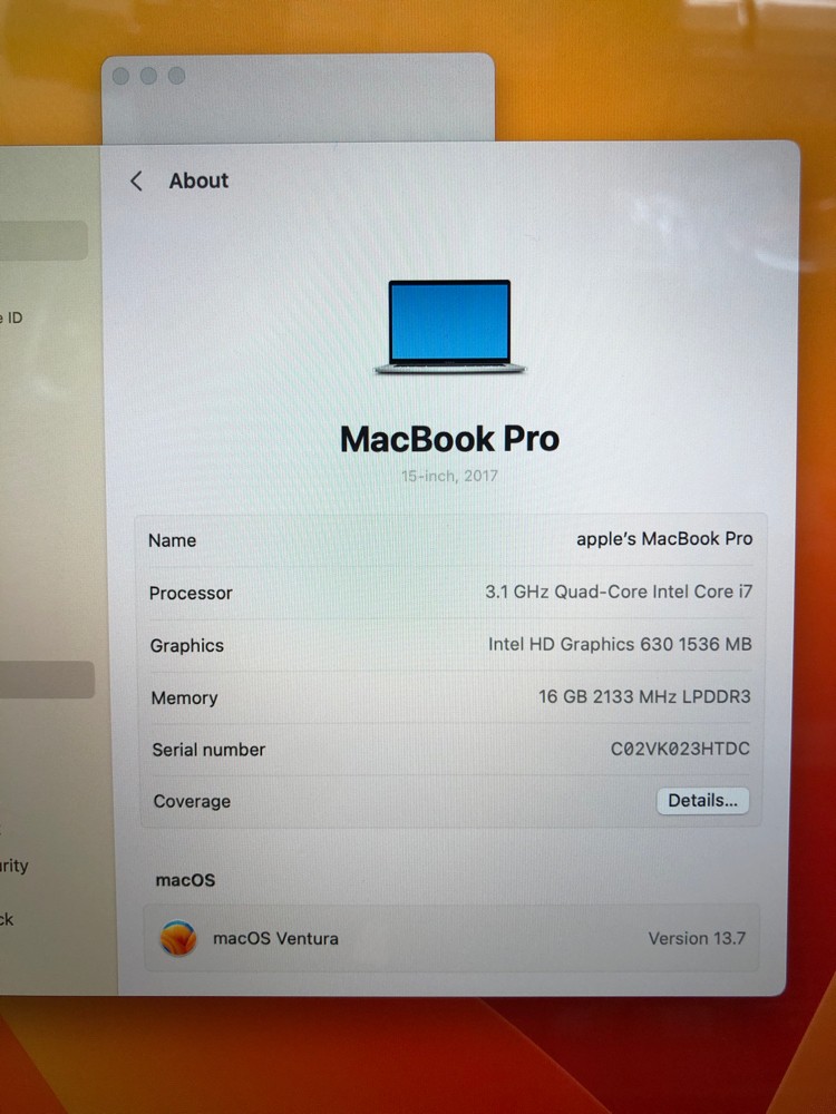Macbook pro - 2