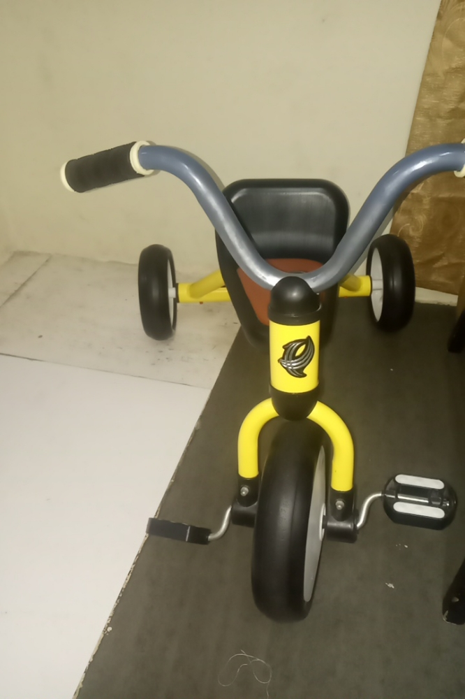 Children's bike, walker and baby - 2