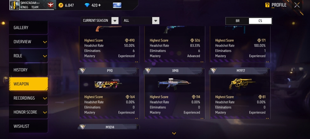 free fire account for sale - 8