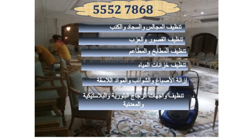 تنظيف الفلل والقصور والمجالس - 4