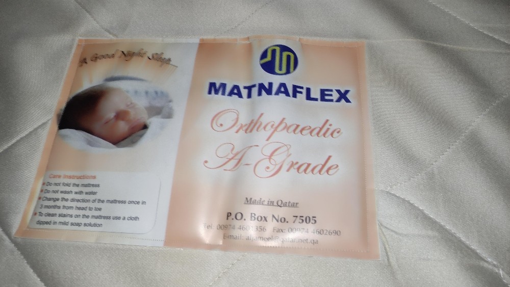 Bed with medicated Mattress - 1
