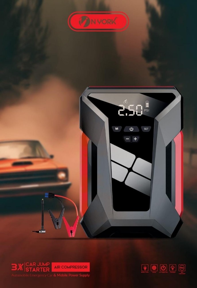 Air Compressor + Jump Starter - 1