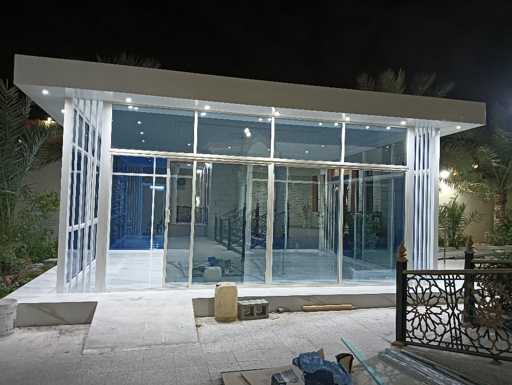 المنيوم يو بي في سي زجاج - 2