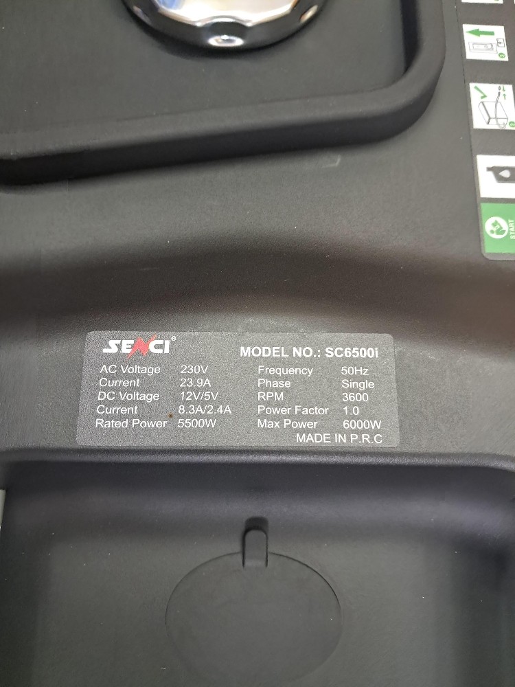 SENCI GENERATORSC6500i 5.5KW 6.K - 4