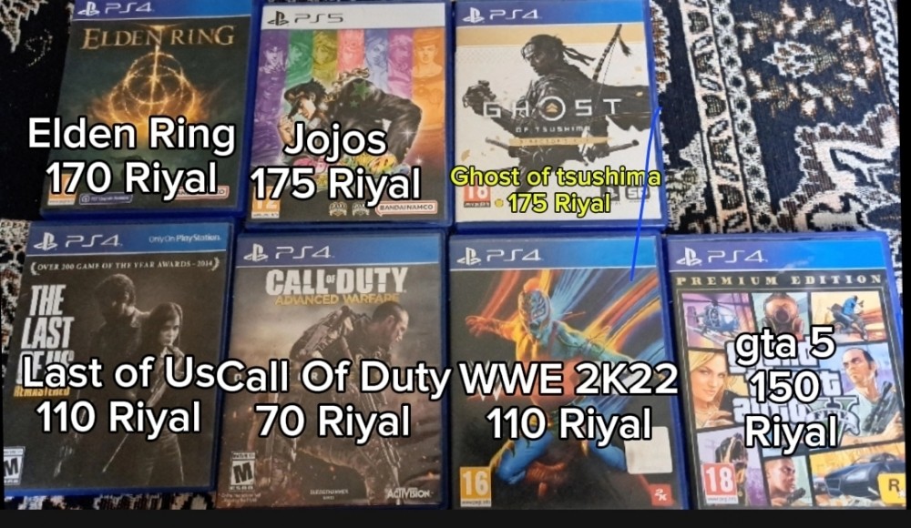 PS4/PS5 GAMES FOR SALE - 1