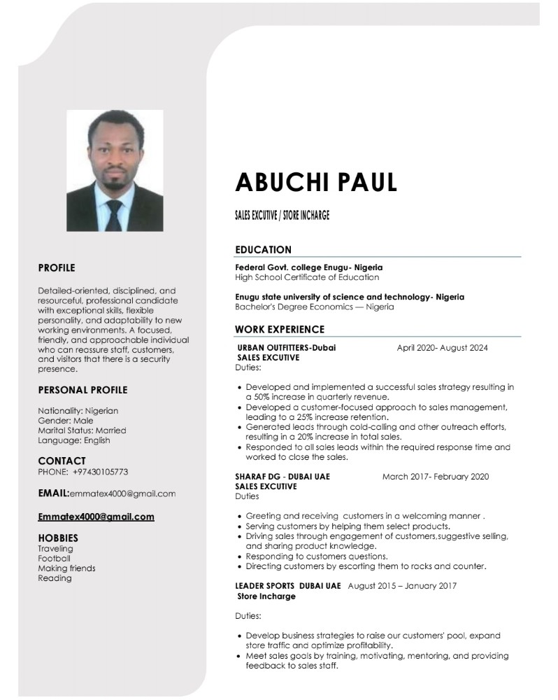 sales and Retail - 1