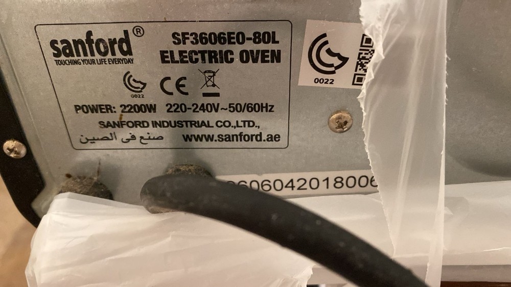 electric oven sanford - 3