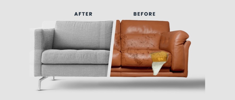 Old sofa repair and cloth change - 1