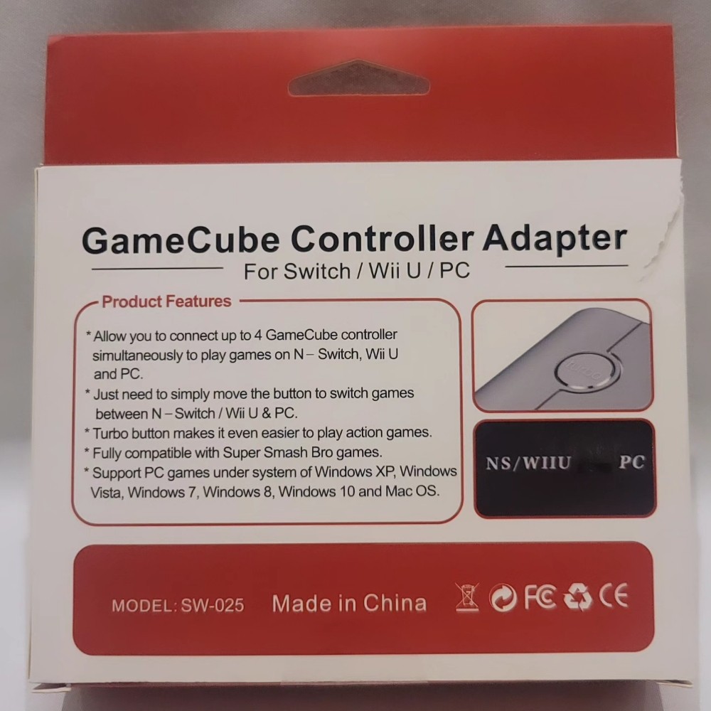 Gamecube Adapter for Wii U Switch - 2