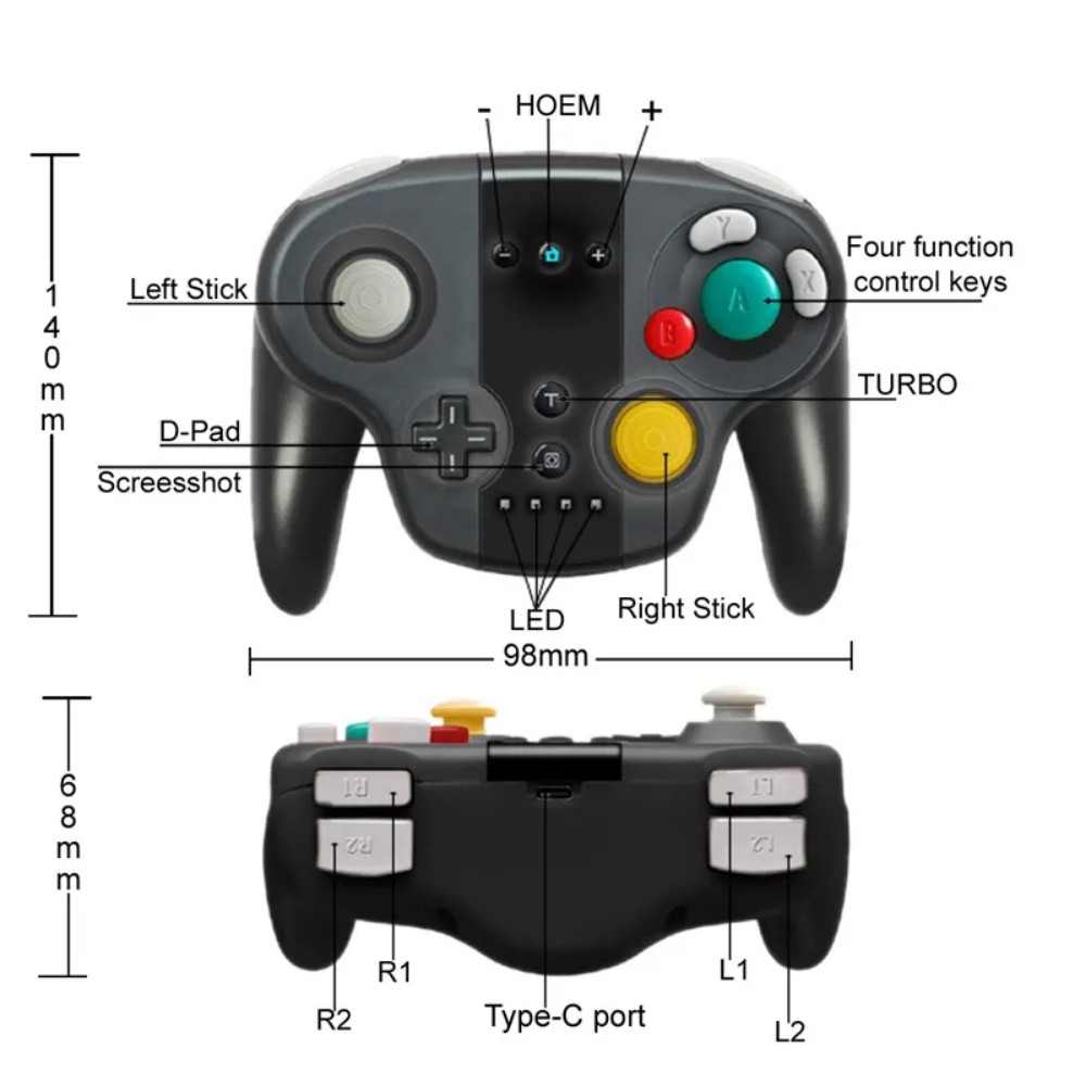 Gamecube Wireless Pro Controller - 2