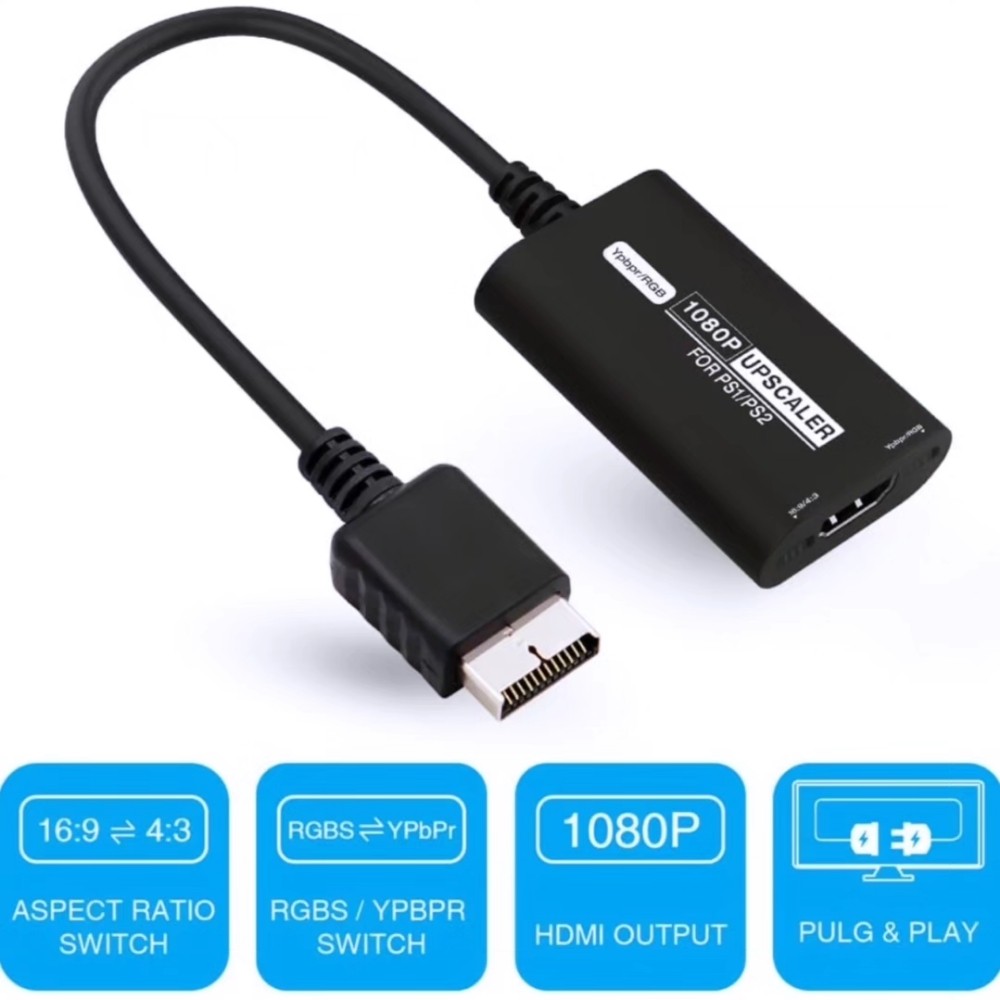 HDMI Adapter for PS1 / PS2 - 1