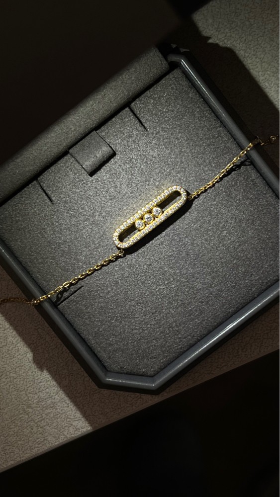  messika gold diamond necklace - 1