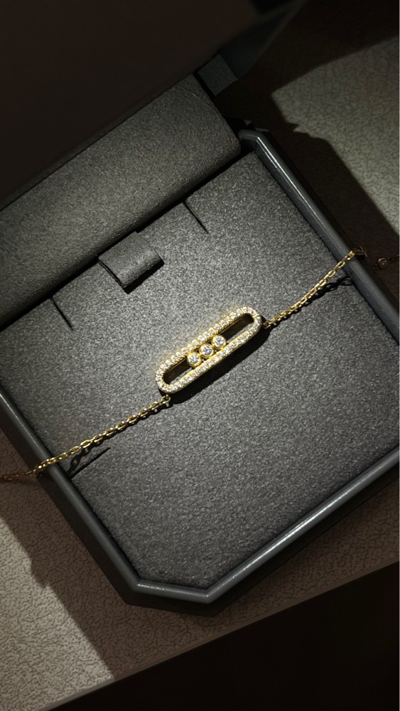  messika gold diamond necklace - 2