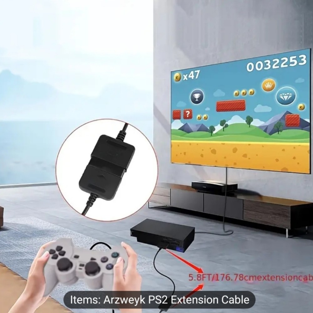 PS2 Controller Extension Cable - 4