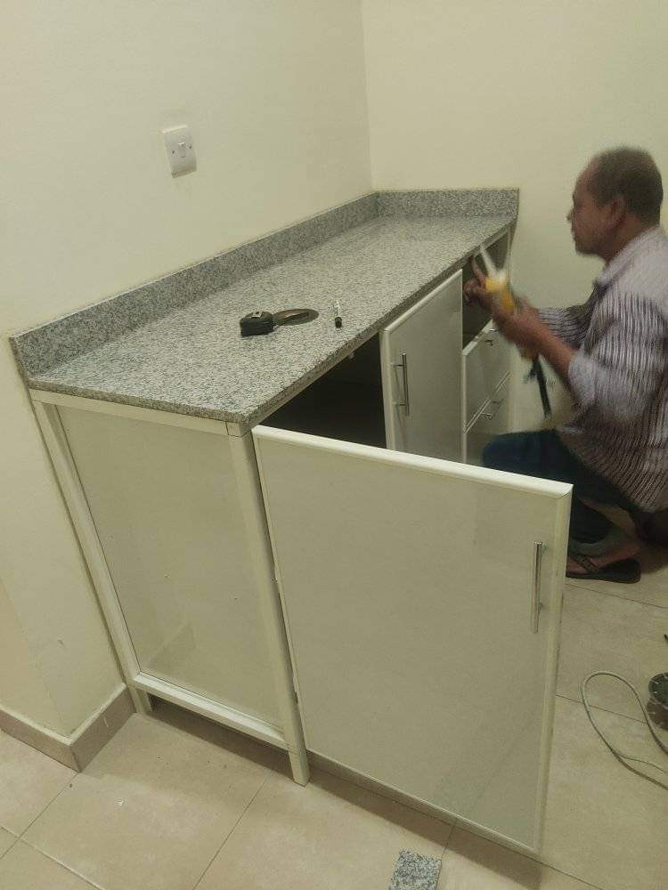 Aluminium kitchen cabinet new mak - 4