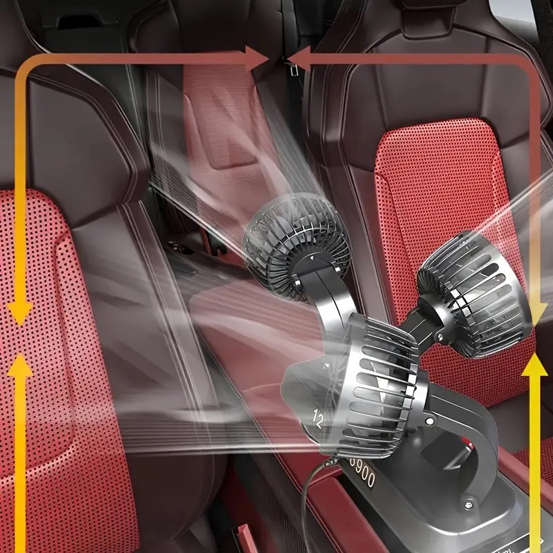 Car Fan Three-Head - 3