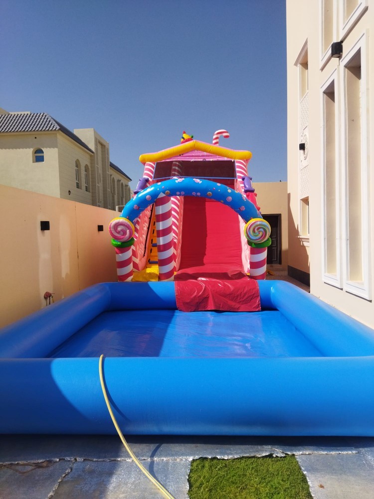 Slide, bounce and swimming pool - 11