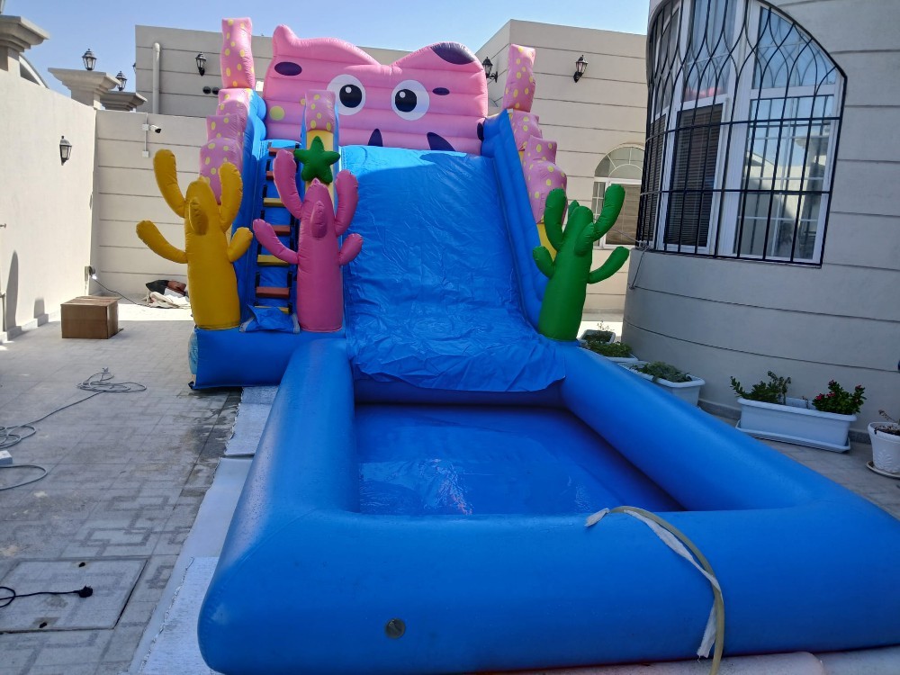 Slide, bounce and swimming pool - 7