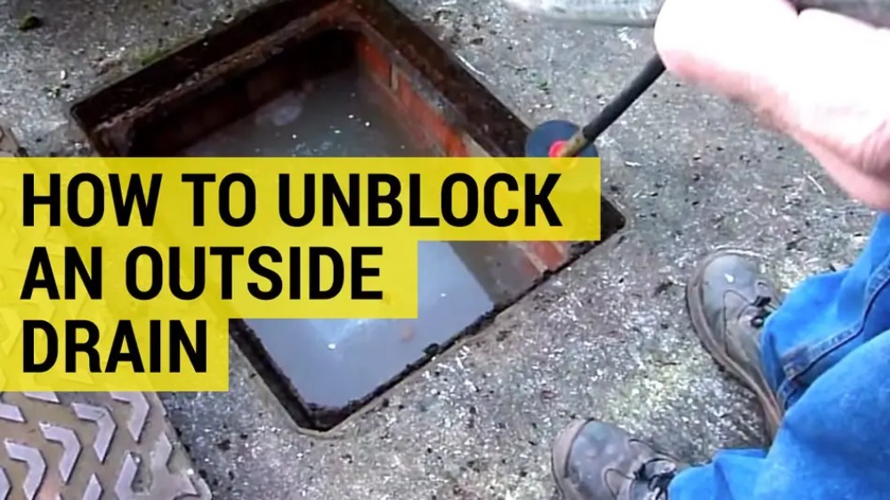 Manhole blocked outside - 2