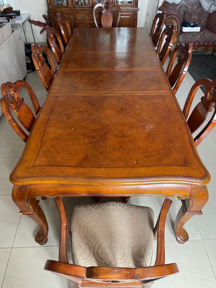 10 Chair Dining Table - 1