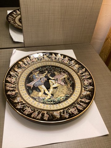 24k gold antique Pratt old Greek - 4