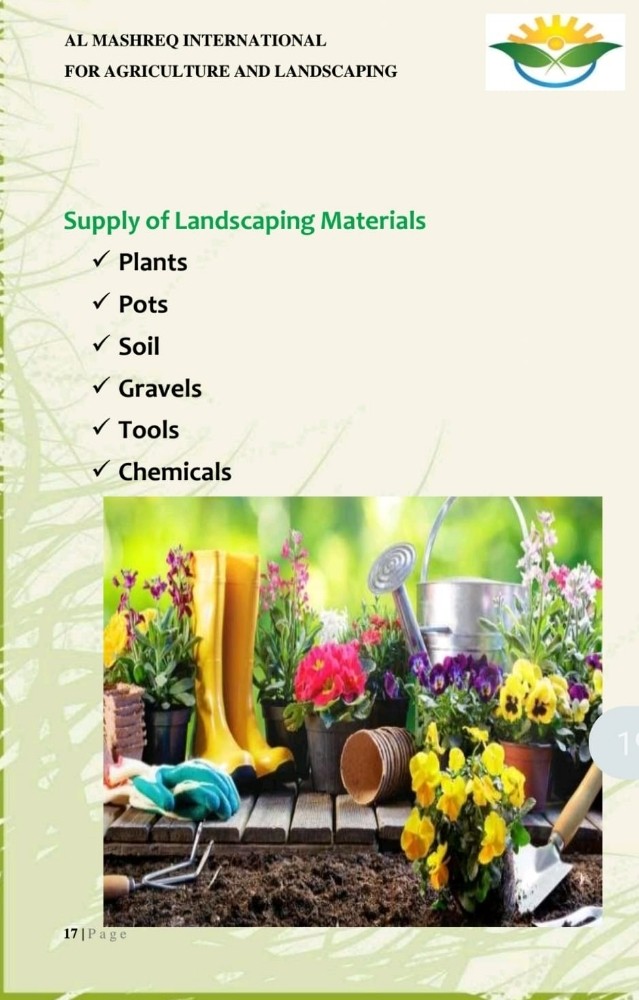 Agriculture and landscaping - 4