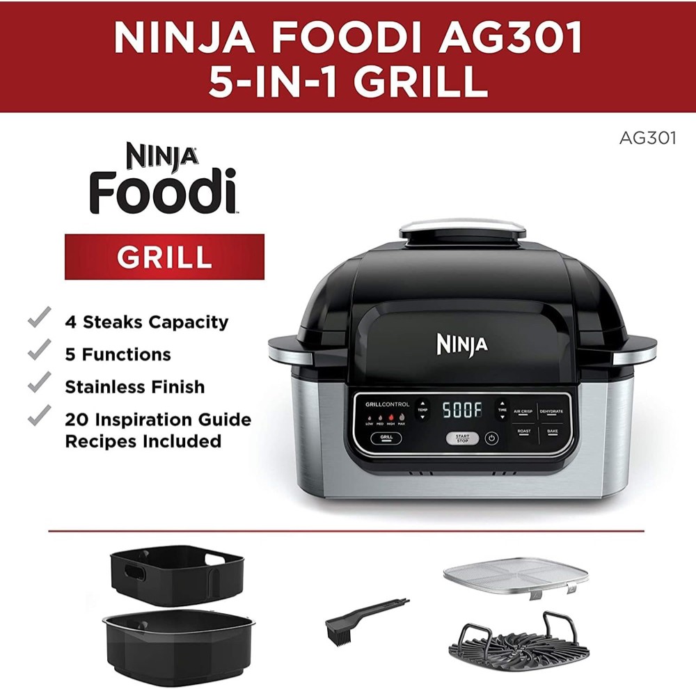 Nutri Ninja AirFryer & Grill 5in1 - 1