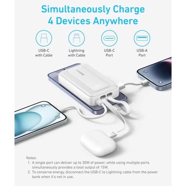 USB-C and Lightning Power Bank - 4