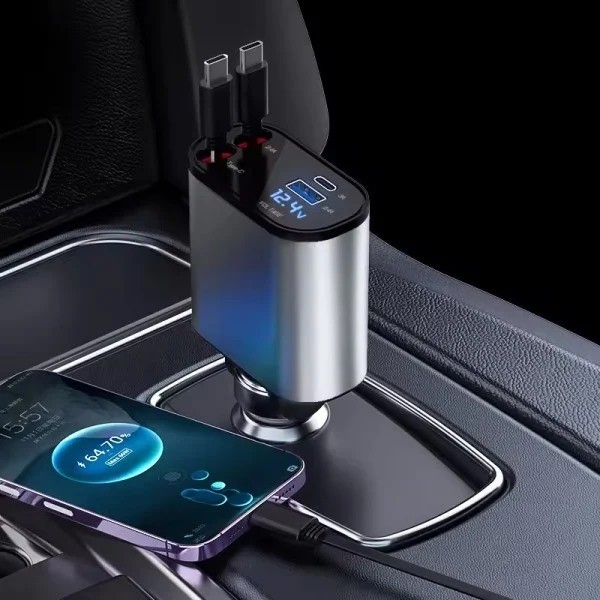 120 Watt Car Charger 4 in 1 - 5