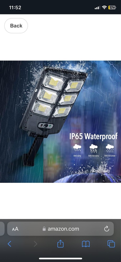 solar induction street lamp w789B - 2