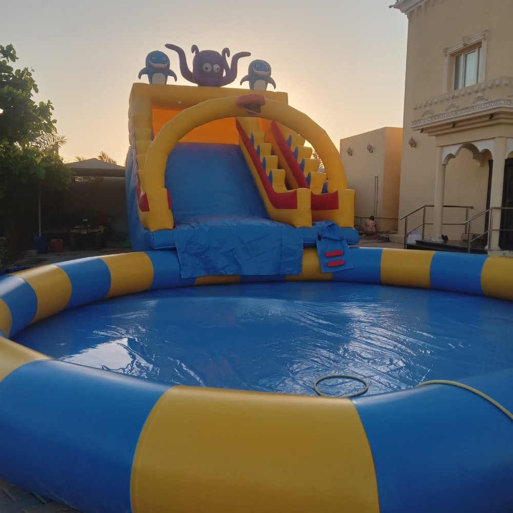نطاطيات زحلاقيات بركة ملعب صابون - 5