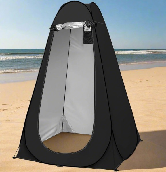 Portable Changing Tent (Black) - 1