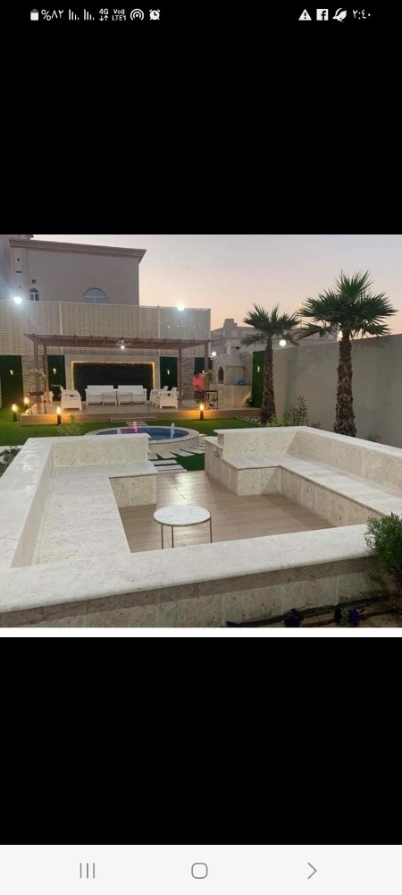 ديكورات حدائق شلالات ونوافير - 8