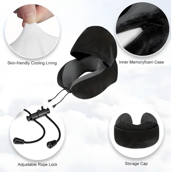 Hooded Travel Pillow - 4