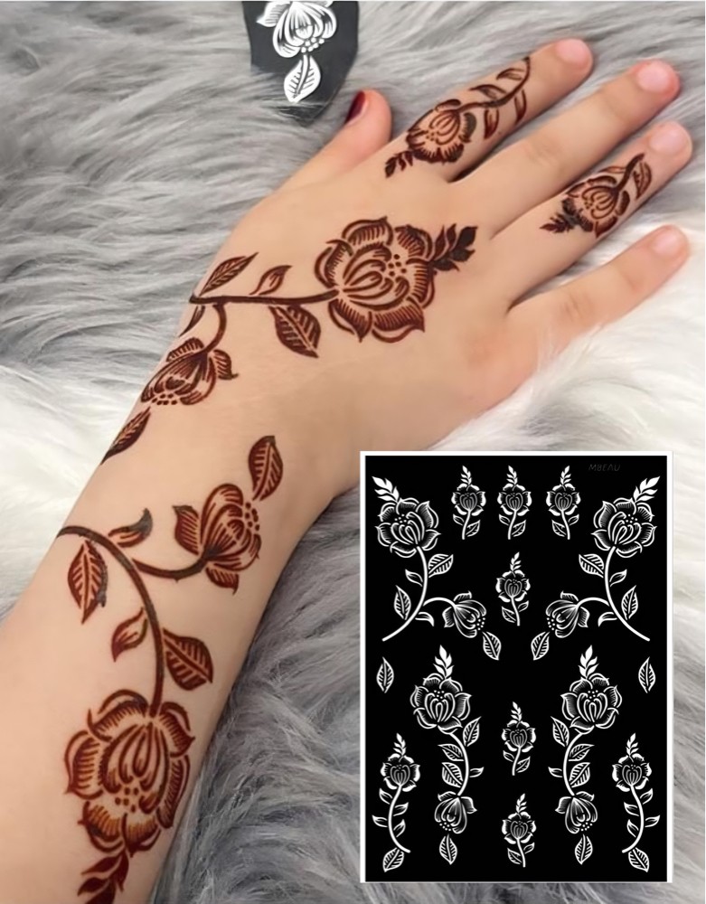 استيكرات تعبئه الحنآ مريم بيوتي  - 7