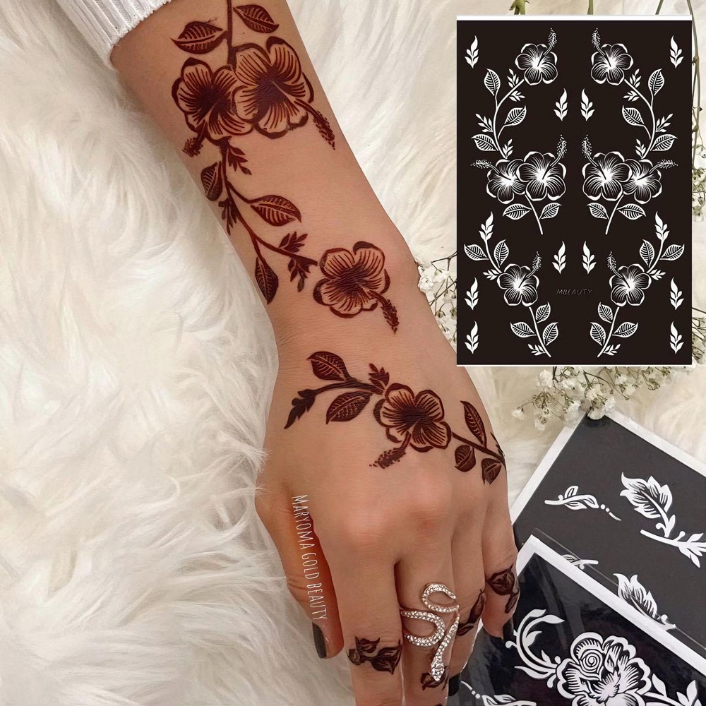 استيكرات تعبئه الحنآ مريم بيوتي  - 6