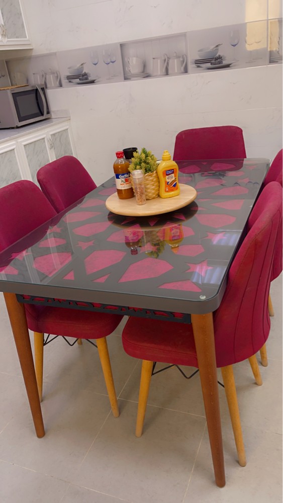 pink tablel - 1