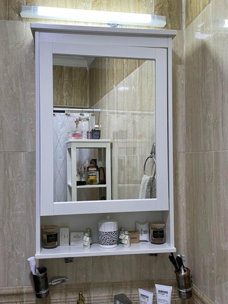 Wall mirror with shelves - 1