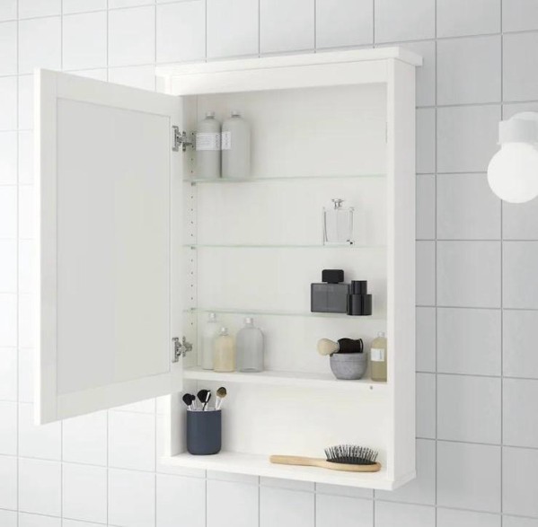 Wall mirror with shelves - 2