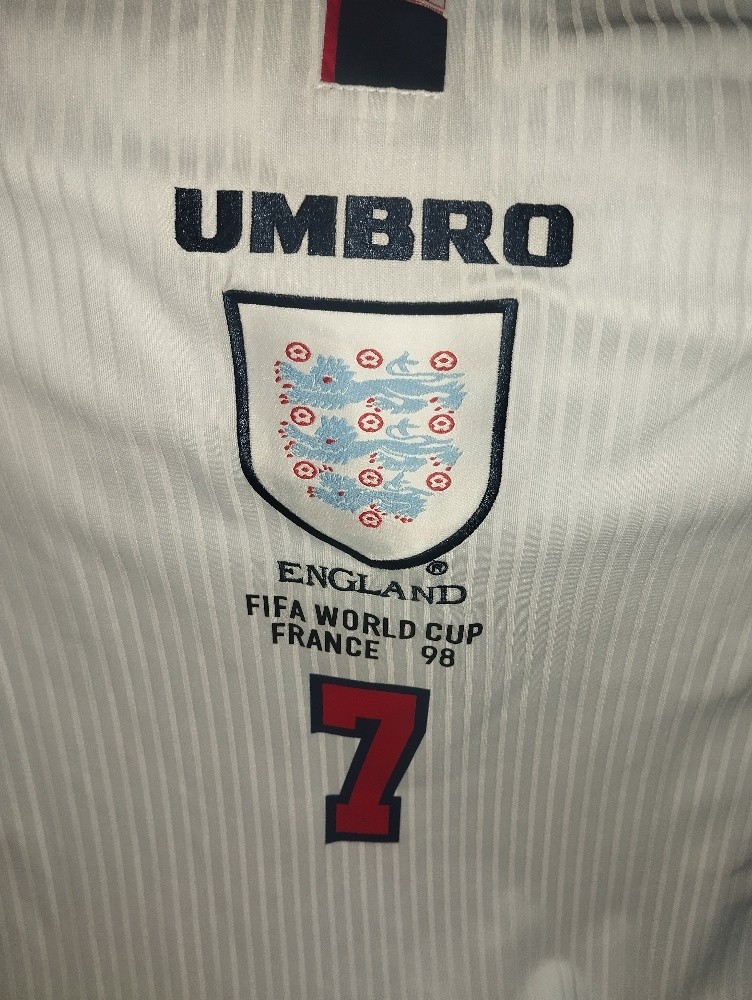 David Beckham world cup jersey - 4