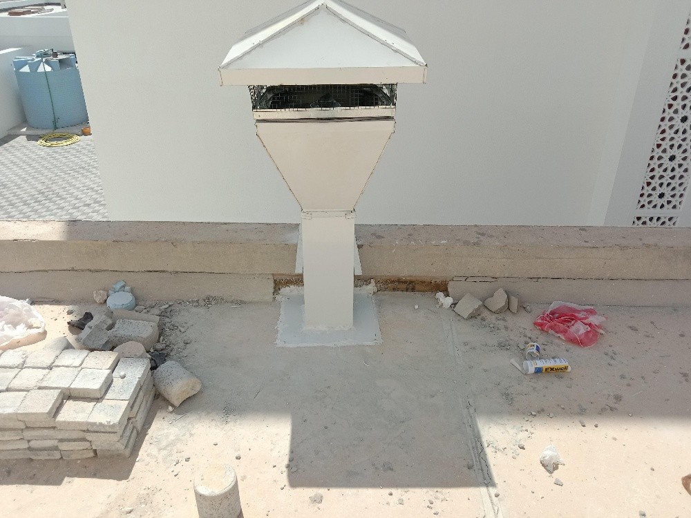 kitchen hood making - 2
