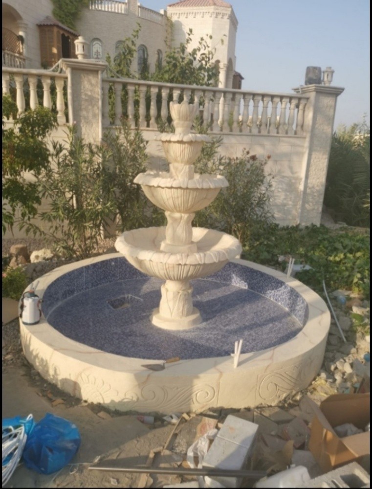 ديكورات الحدائق شلالات ونوافير - 10