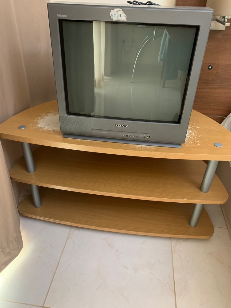 tv stand, tv sold,only stand left - 1