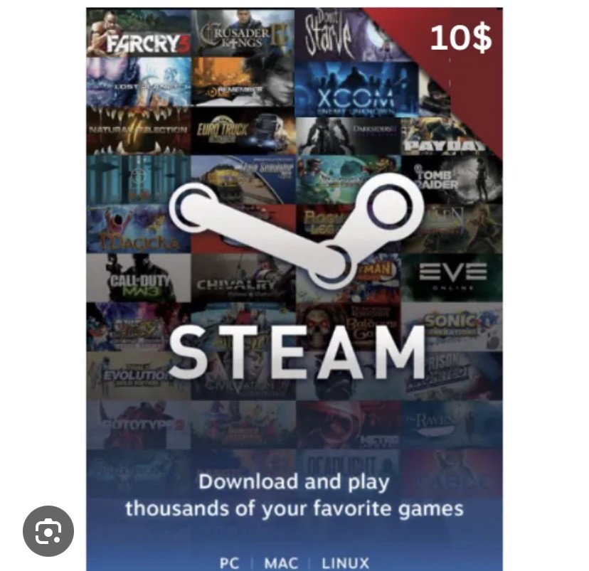 steam 20$ and 10$ gift card - 1