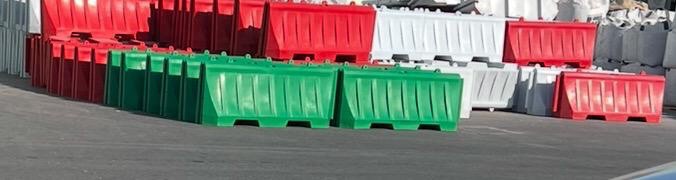 Plastic barriers  - 1