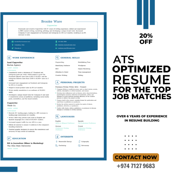 ATS-Optimized Resumes Maker - 1